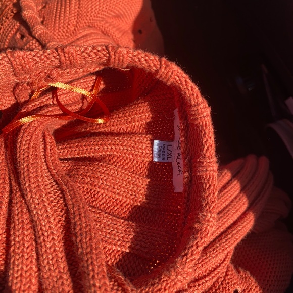 White Birch Women’s Fall Red Cardigan Sweater Size L/XL–Cozy Fall Layering Piece - Picture 13 of 14